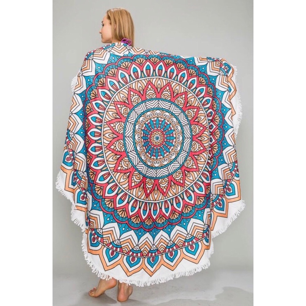 ✨ NEW ARRIVAL - Mandala Beach Towel/Cover Up